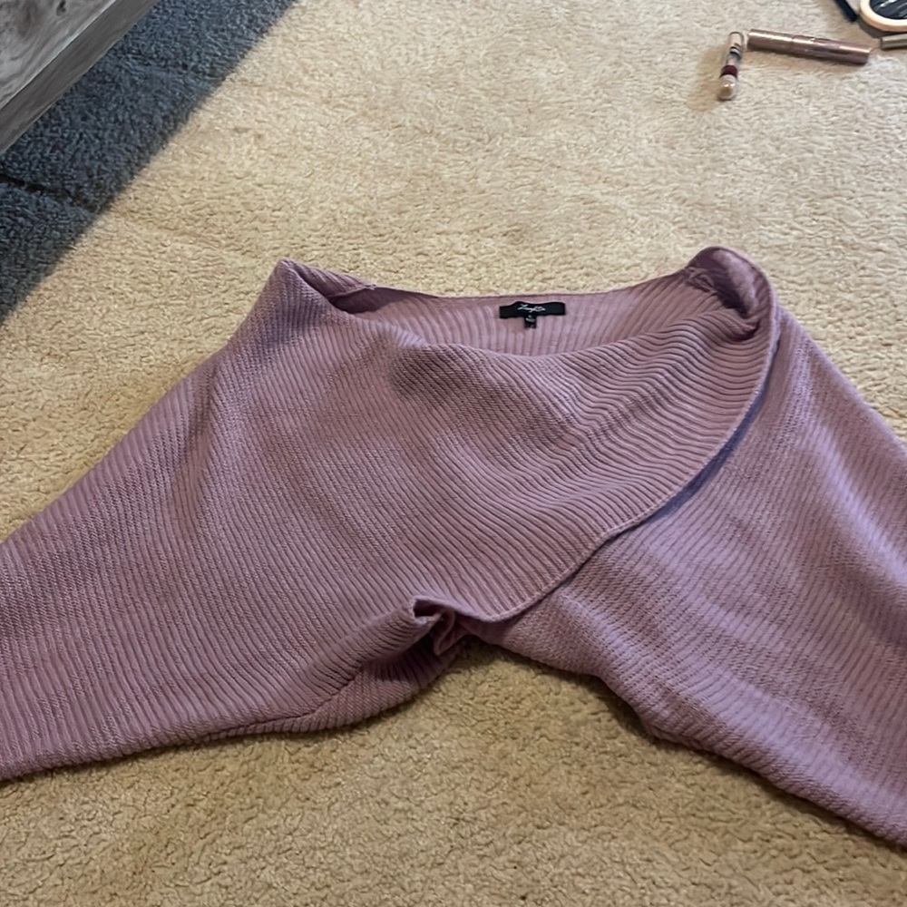 Purple Leighton sweater